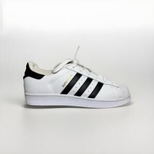 Adidas Superstar C77153 White Black Men’s 7 Women 8.5 Shell Toe Sneakers